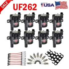UF262 Ignition Coil & Spark Plug & Wires Set for Chevrolet GMC Sierra Silverado