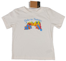 The North Face Girl's Ivory Take To Nature Graphic Tee Size LARGE 12 