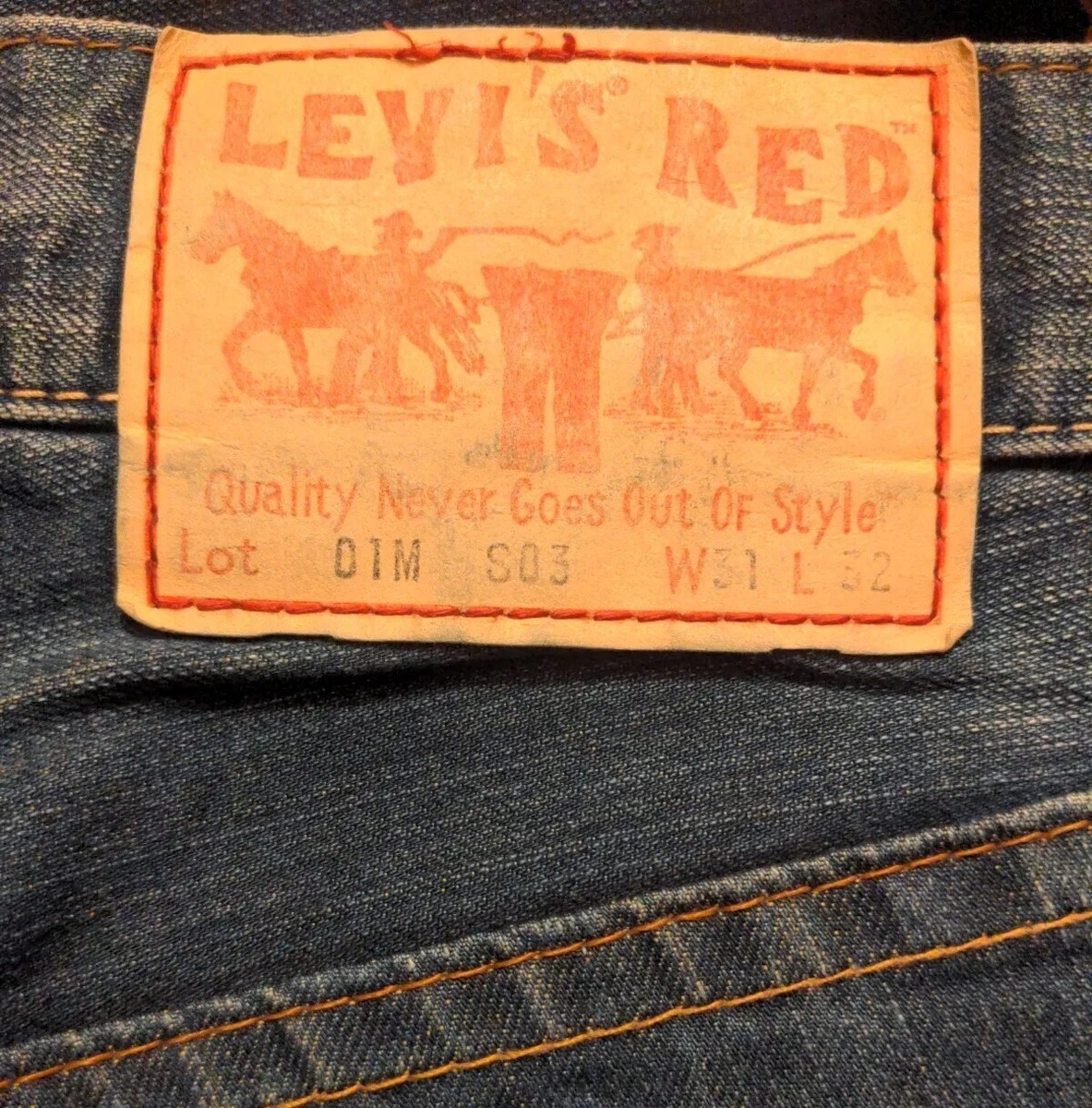 Levi’s RED 1st comfort W30L34 00s Documenting the Collection: Part 2 - Levi's RED 1st Comfort