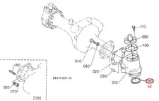 6712156250 Axle Pivot Seal (Pair) Fits Kubota "B1550 & B1750" (Special Order)