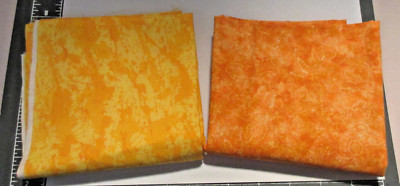 NEW~Lot 2 SUMMERTIME Ct. Fabric: Butterflies+Orange Unbranded~Approx 44''x18/22''