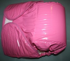 Spreizhose Klett Windelhose Adult Baby doppelt PVC Folie innen und außen M-XL