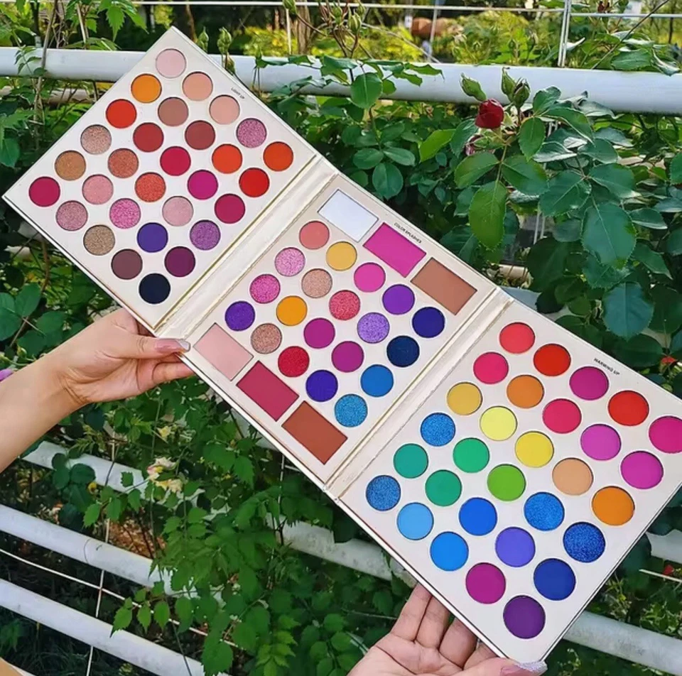 86 multicolours eye shadows palette with shimmering,matte squint contour colours - Image 2 of 4