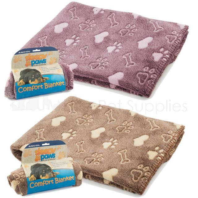 Ancol Dog Comfort Blanket Pet Cat Puppy Pad Bed Warm Fleece UK