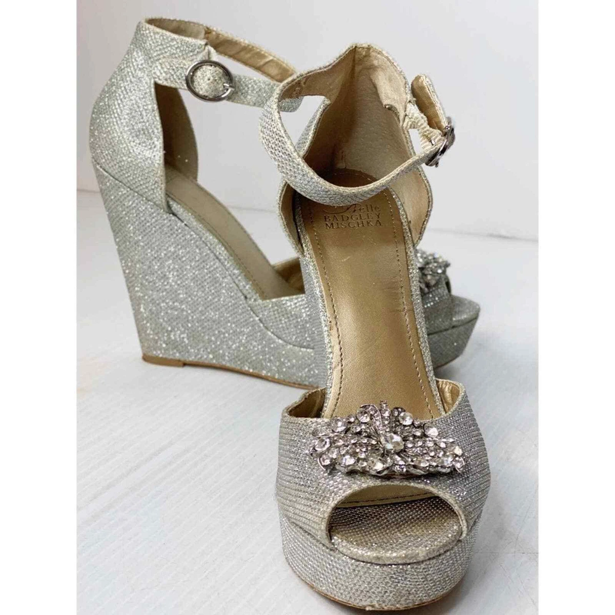 Badgley mischka wedge sale