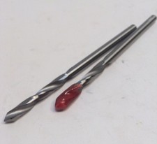 #20D Lot of 2 MORRIS WOOD TOOL (5/16") RH Drill Bit - 2 Flute, V-Point