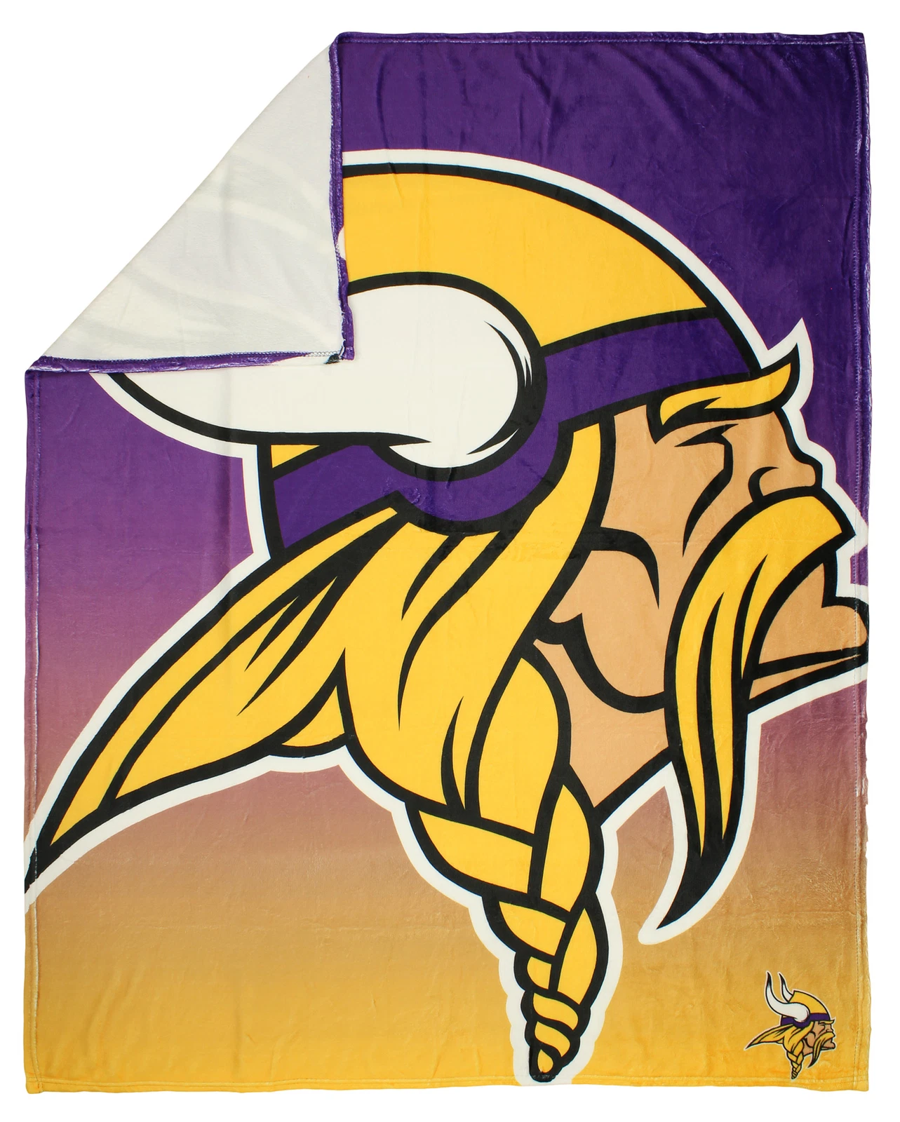football Minnesota Vikings Gradient Micro Raschel Throw Blanket