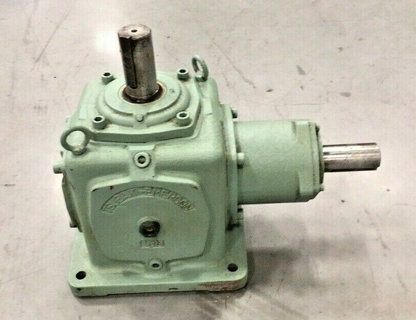 Tsubaki ED10M1UOY Used Gear Box 1:1 Ratio Miter J862294010-1 Tsubaki ED10M1UOY Used Gear Box 1:1 Ratio Miter J862294010-1