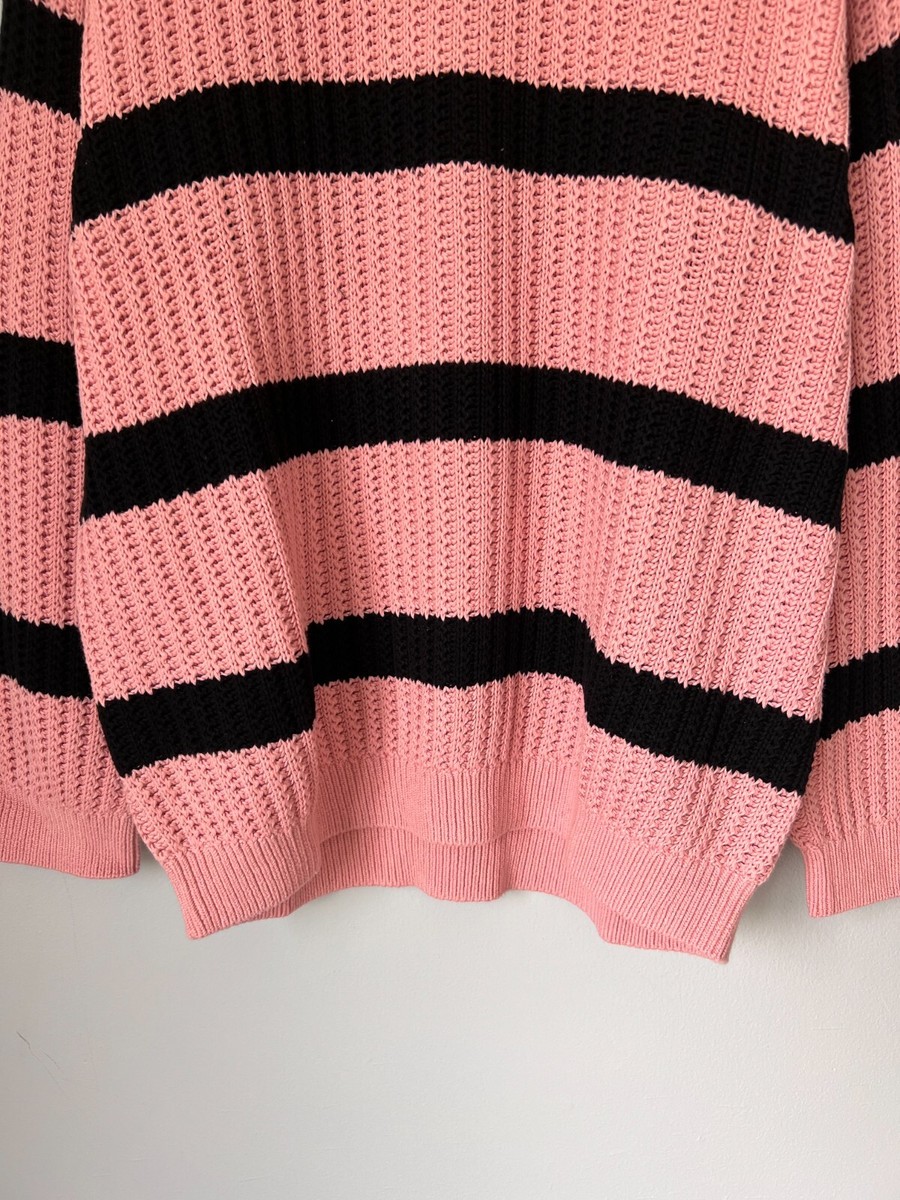 Supreme Loose Gauge Small Box Logo Sweater - Size XL - Pink