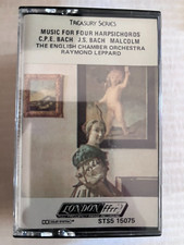 Music for Four Harpsichords Bach Leppard English Chamber Orchestra cassette