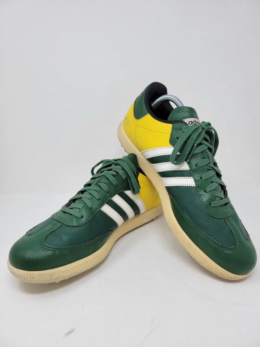 soporte Animado Analgésico Adidas Samba Golf Limited Edition 0782/1950 Green White Yellow Mens Size  10.5 | eBay