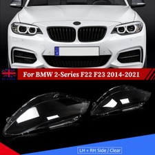 Left Right Headlight Lens Headlamp Cover For BMW 2 Series F22 F23 F87 M2 2014-21