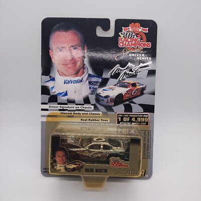1999 Mark Martin Racing Champions 6 Chrome Zerex Official Chase Car Limited...