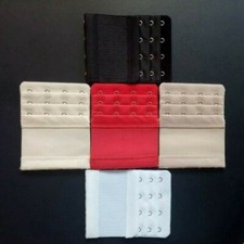 3 Pcs 4 Hooks Bra Buckle Extenders Adjustable Extension Strap Underwear