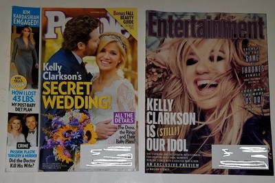 2 Kelly Clarkson People Magazine Entertainment Weekly 1481 Lot