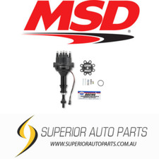 MSD Black Distributor, Ford 351W, Pro-Billet ...