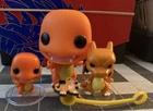 Pokémon Charmander & Charizard Funko Lot + Straw Topper- 4 Pieces!