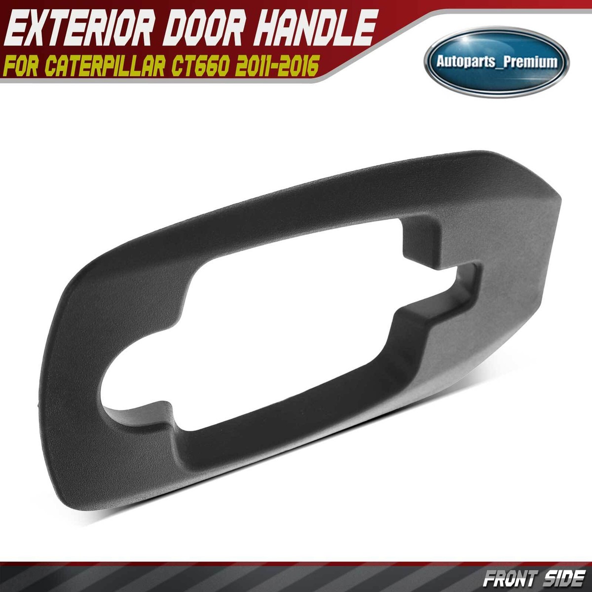 Front Left / Right Texture Black Outside Handle Bezel for