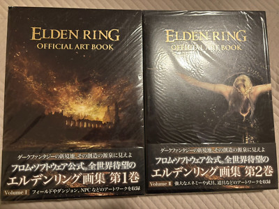 Elden Ring Complete Design Works Official Art Book Part 1 + 2 Japanese SEALED