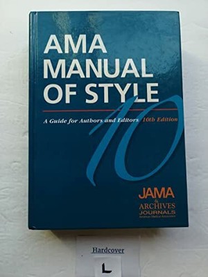 AMA Manual of Style: A Guide for Authors and Buch Oxford University Press Inc
