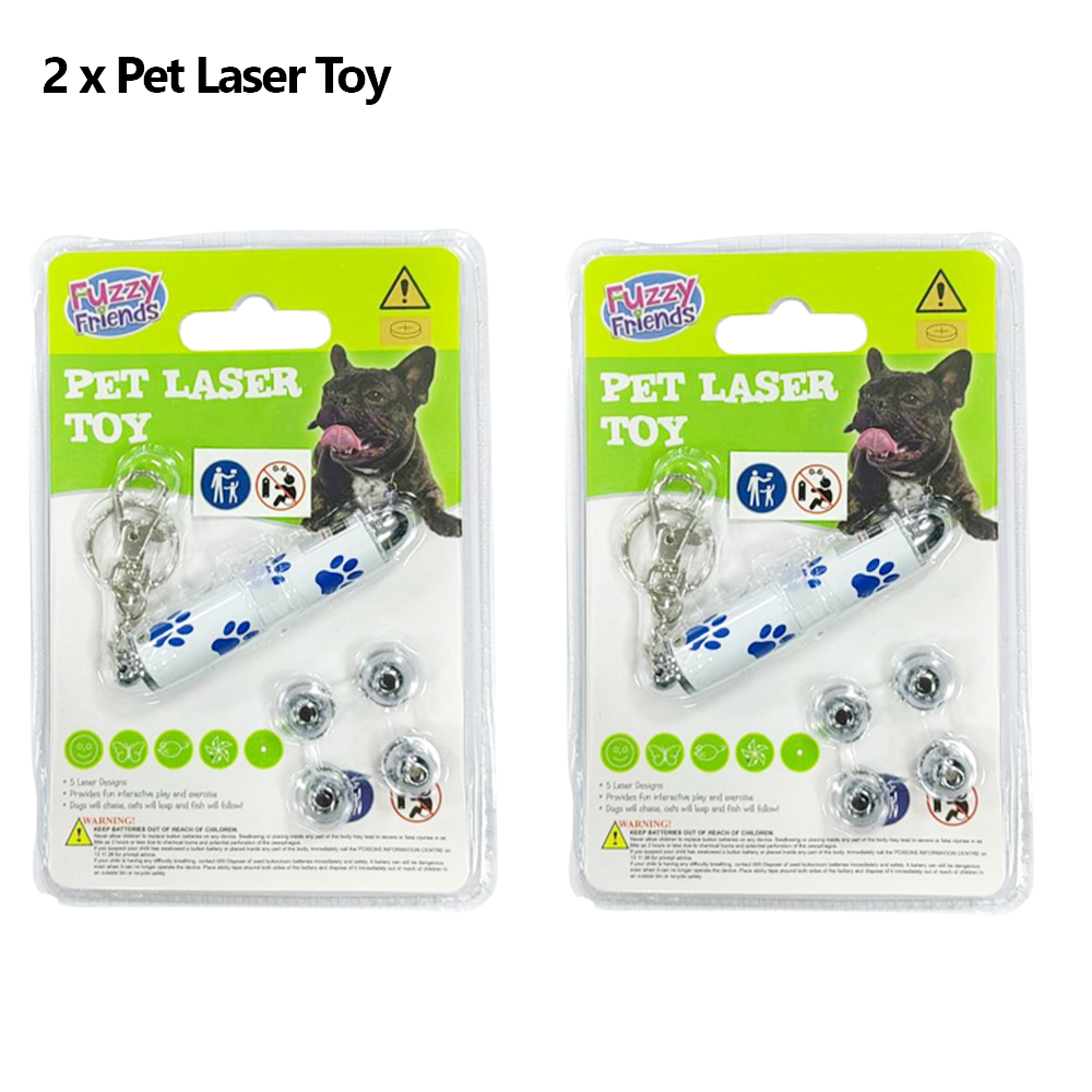 x Pet Dog Cat Laser Light Toy LED Pointer Lazer Pen Interactive