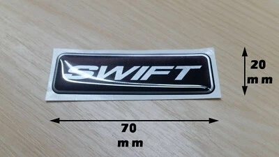 Pegatina 3D de resina brillante Swift Caravan abolladura cubierta contra arañazos autoadhesiva X 1