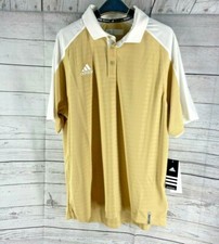 Adidas Climalite Mens Modern Varsity Polo Sand White Size L