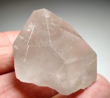 Rutile crystals in Quartz terminated Quartz. Bahia, Brazil. 28 grams.