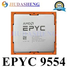 AMD EPYC 9554 3.1 GHz 64 Core 360W Processor 4th Gen Genoa SP5 CPU 100-000000790