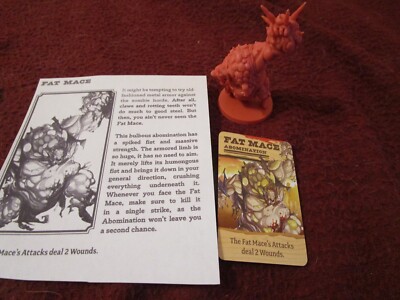 Figurine Fat Mace Abomination - Kickstarter Exclusif Pour Zombicide Undead Or Alive (réf. G175), Occasion