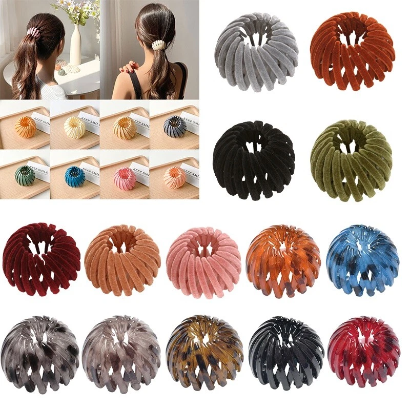Set 2 Cerchietti In Plastica Per Capelli – Nero E Marrone – Fascia Rigida Per Donna E Uomo