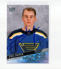 JOEL HOFER autographed SIGNED '20/21 ST. LOUIS BLUES 
