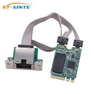 Mini PCIe / M.2 A+E KEY 10/100/1000M/2.5G Gigabit Ethernet Card R45 Port Network