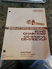 Echo Cs-510Evl Cs-510Evlp Chainsaw Catalog Manual Chain Saw Illustrations