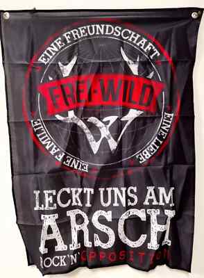 Frei.Wild Fahne Flagge Leckt uns am Arsch Rock 'n' Opposition NEU RAR