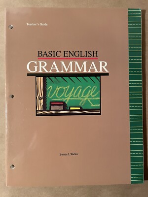 9780886715007 Basic English Grammar TEACHER'S GUIDE by Bonnie Walker - Excellent
