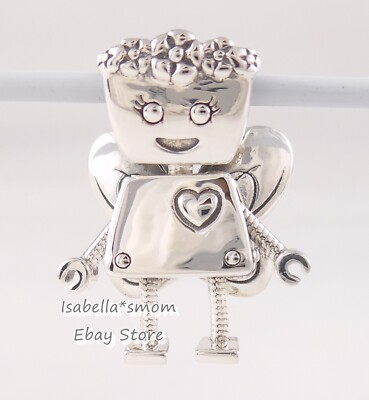 Limited Edition FLORAL BELLA BOT Authentic PANDORA Silver Charm 797856 NEW  w BOX - Main Image