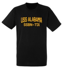 USS Alabama SSBN-731 Ballistic Missile Submarine Short Sleeve Tee Shirt
