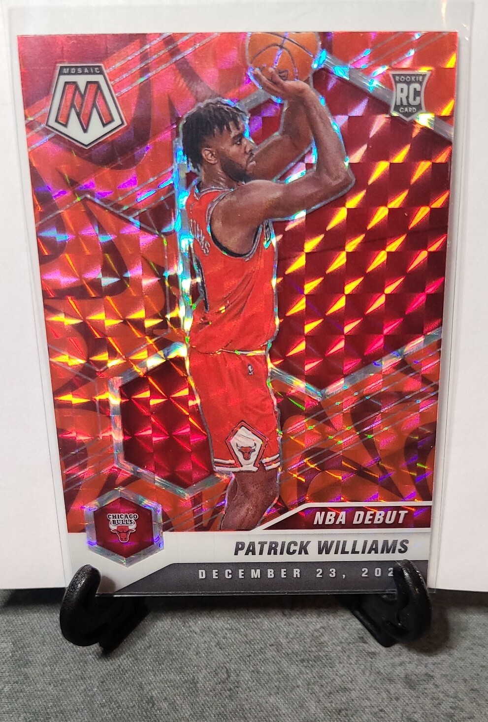 2020-21 Mosaic Basketball Patrick Williams Red Reactive NBA Debut RC #267