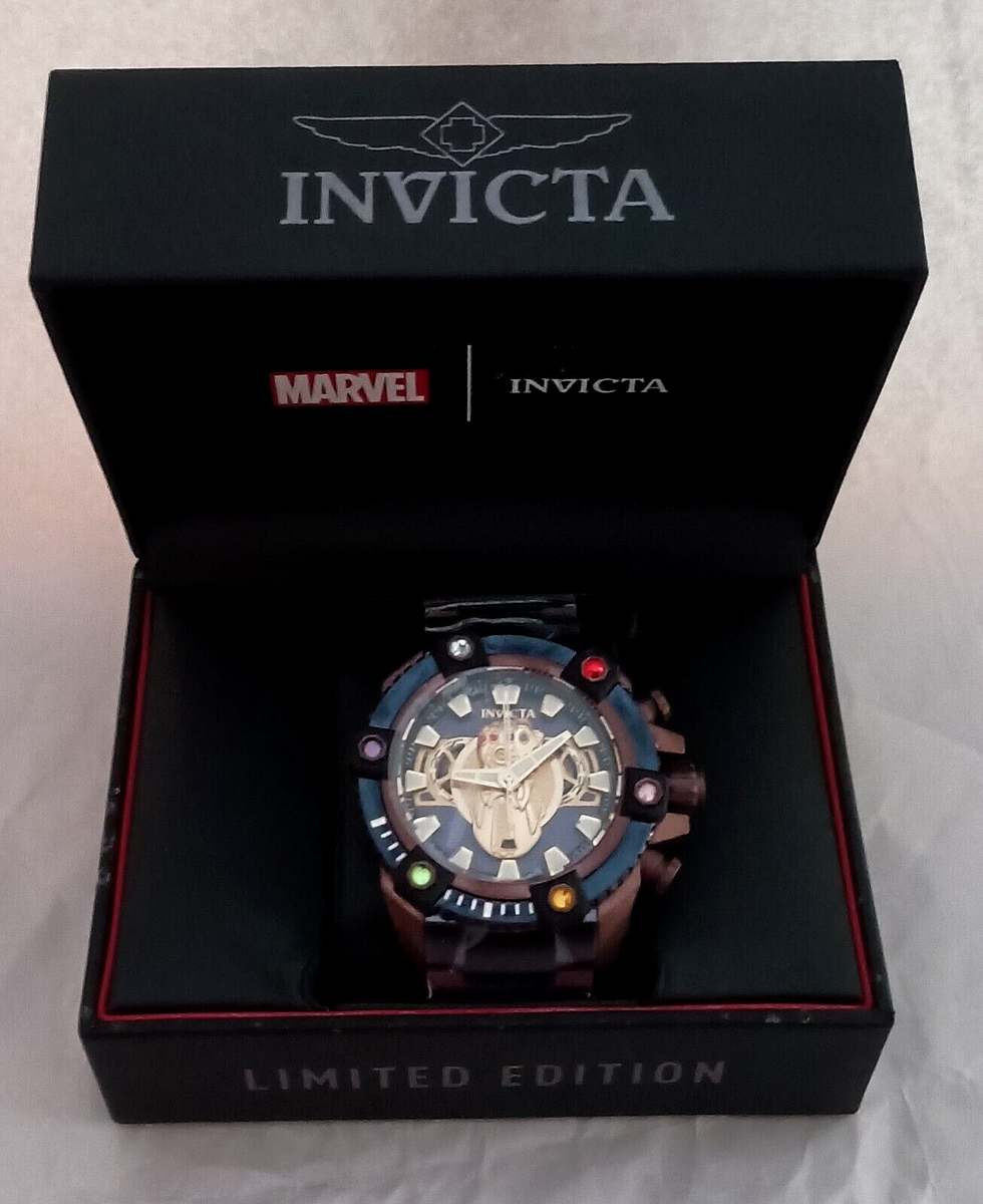 Marvel Invicta 34310 56mm Thanos Infinity Stones LE 03/3000  display picture 3
