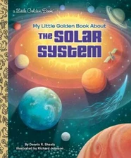 My Little Golden Book About the Solar System - Hardcover - GOOD