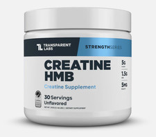 Transparent Labs Creatine HMB Unflavored 30 Servings Exp: 01/28