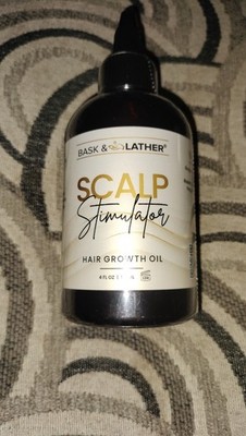Bask & Lather Scalp Stimulator Hair Growth Oil Nourishing Treatment 4 fl oz New