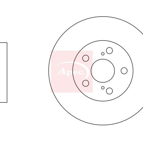 APEC Brake Disc DSK2837