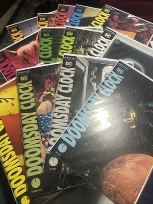 Doomsday Clock 1-12 Complete Run DC Comics  Set Lot With Issue 4 Variant Cover