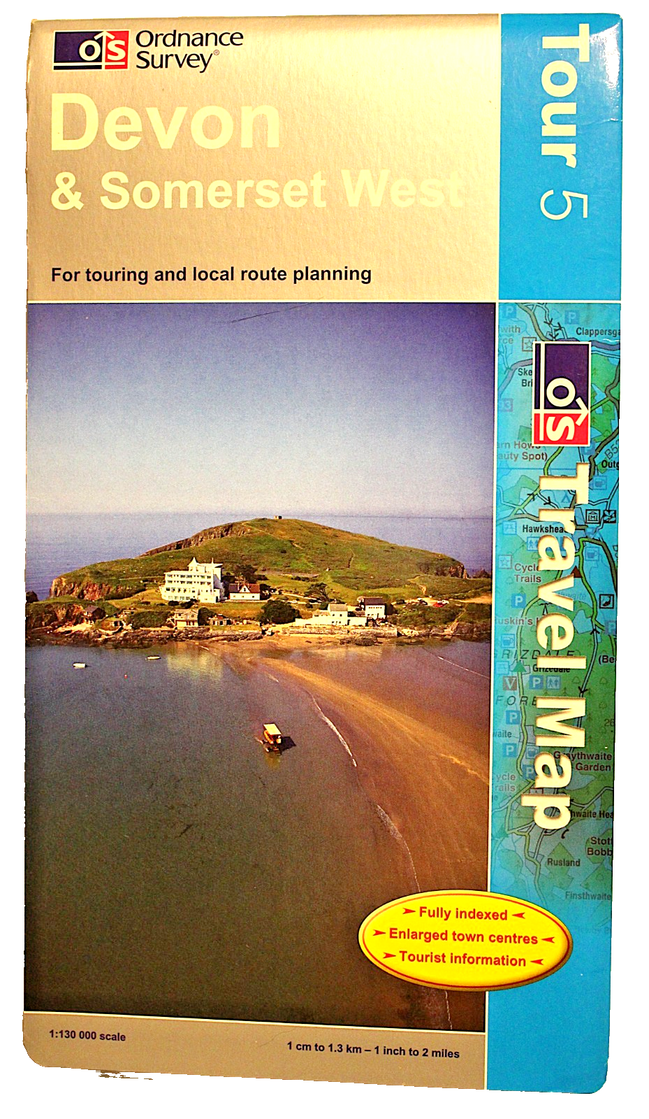 Tour 5 Devon & Somerset West Ordnance Survey Tour Map