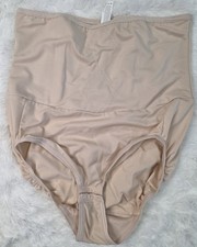 Maidenform Woman's Flexees Hi-Waist Sculpting Brief Size 2XL Beige