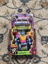 Mattel Turtles Of Grayskull Sla'Ker Blue TMNT MOTU Action Figure Metal-Boto New