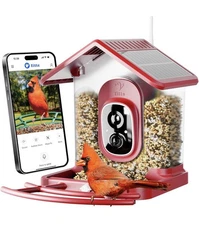 Kingsyard by Titto Bird Feeder with Camera Smart AI Identify 2K HD Solar Powered