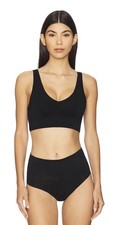 Commando Butter Comfy Bralette In Black Size Small MSRP 82
